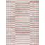 Pink Modern Rug, Striped Stain Resistant Easy to Clean Rug For Living Room, Dining Room, Bedroom, Kitchen-1988200462