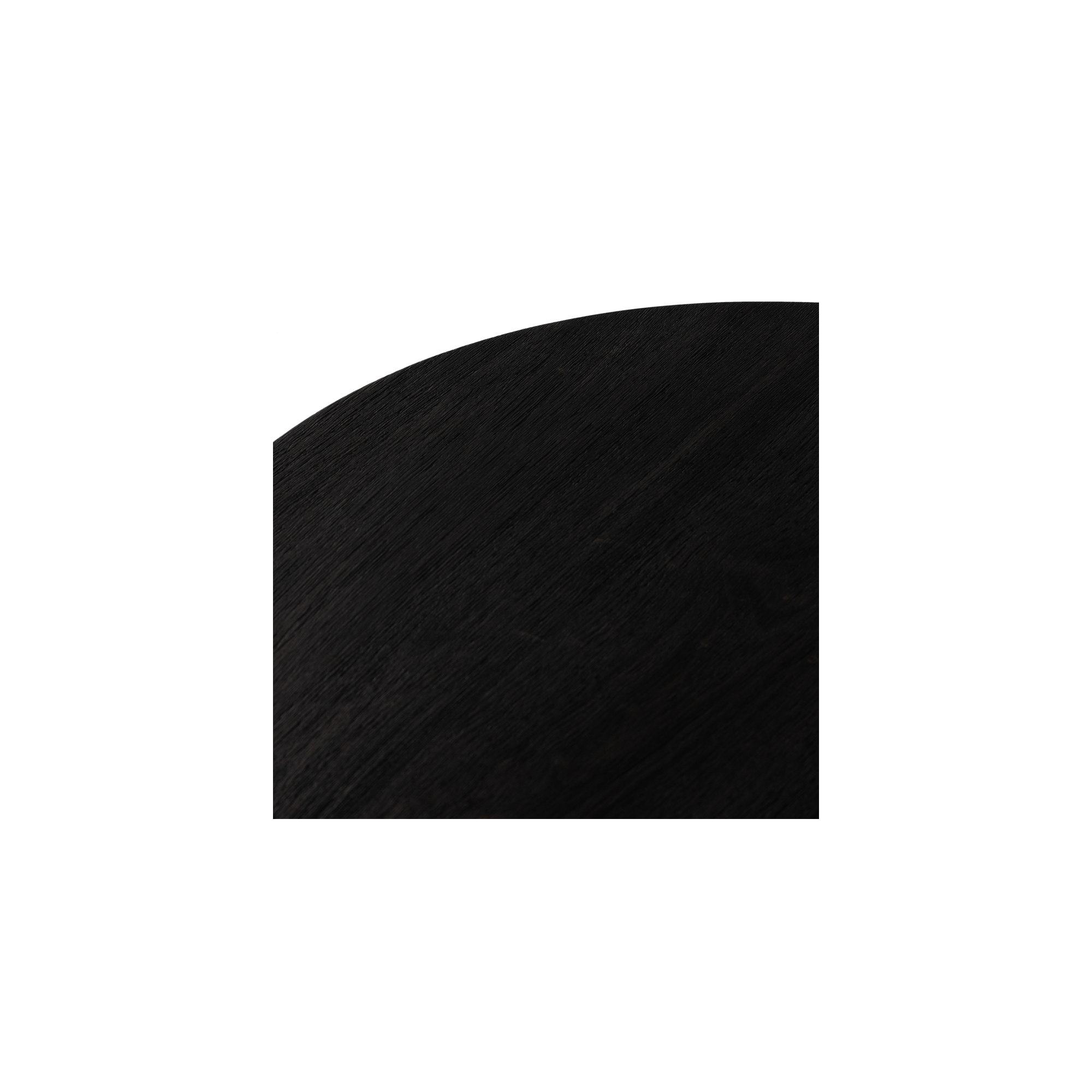 Siham Solid Wood End Table, Ebony Parawood