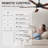 52 Inch Modern Ceiling Fans with Lights and Remote Control, DC Reversible Motor, Noiseless,Ceiling Fan for Bedroom, Living Room, Apartment-1378860258
