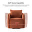 Jerry 73.66Cm Wide Swiel Barrel Chair-181546009