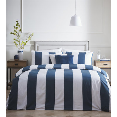 Caswell Striped Duvet Cover Set with Pillowcases