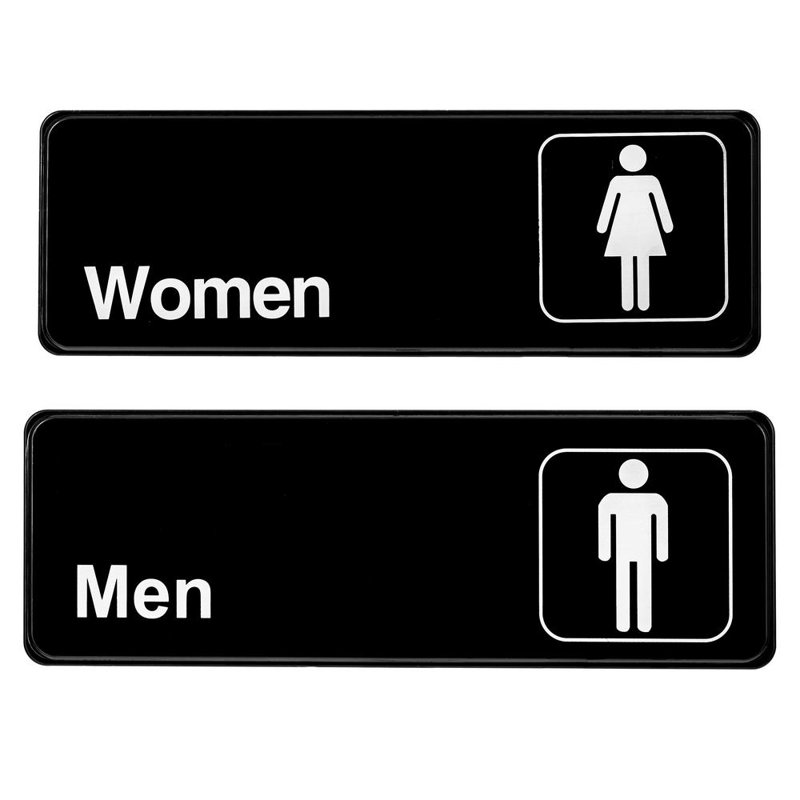 Enseigne de toilettes