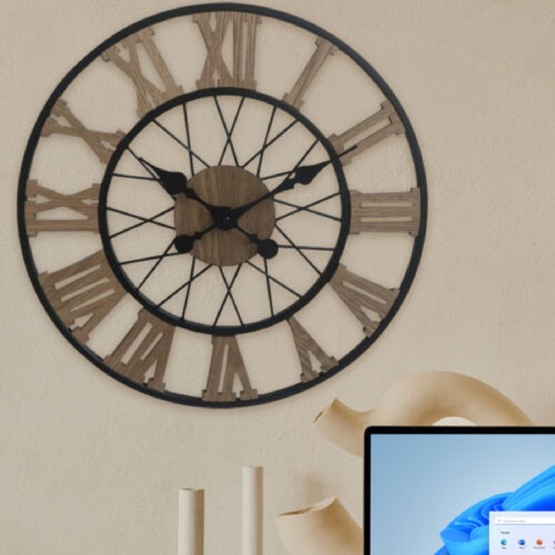 Bawnard Metal Wall Clock