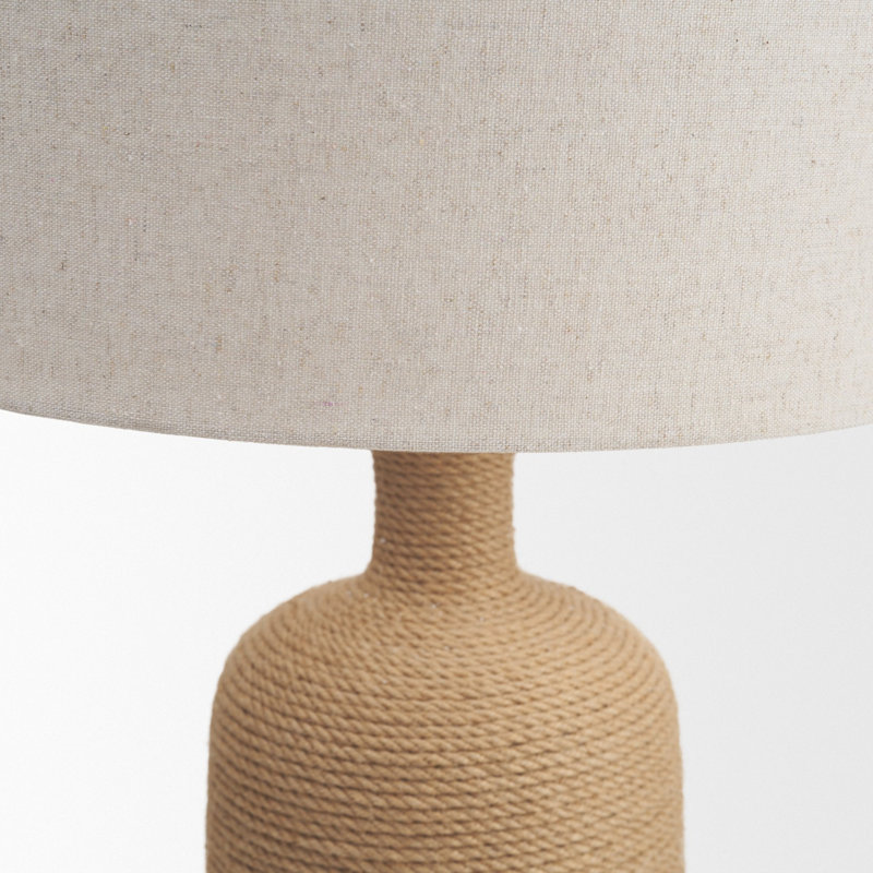 Diane Abaca Rope Bottle Table Lamp