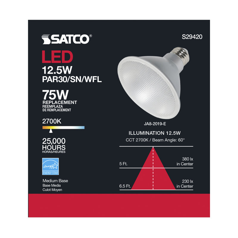 12.5 Watt LED Bulb, 2700K