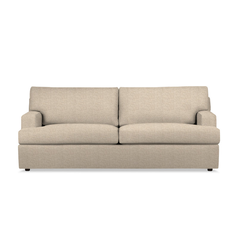 Canapé-lit rembourré sur mesure 84 po Cleo, Chenille Crypton® coquille d'œuf Nomad
