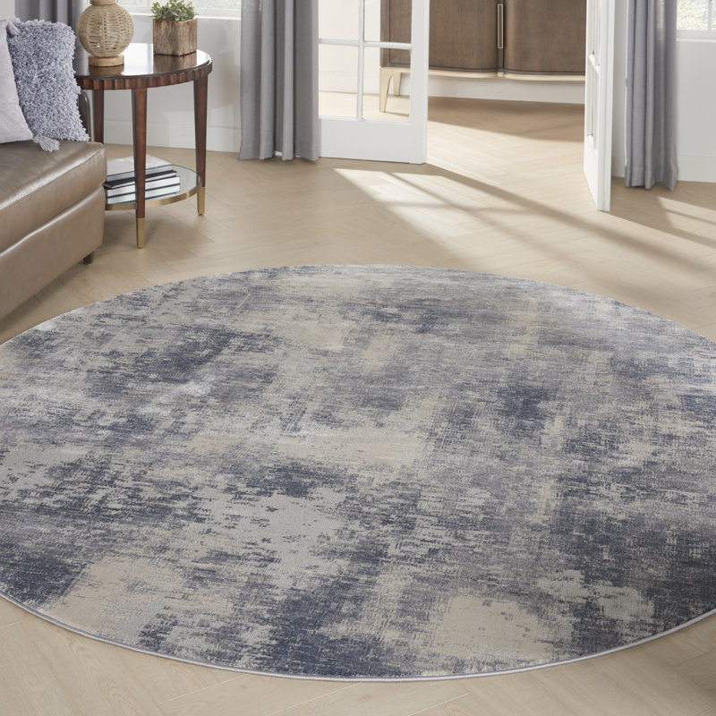 RUSTIC TEXTURES - Area Rug, Round 5'3"
