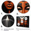 Masque africain noir et orange Kuba-715332705-715332713