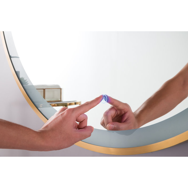 Miroir Radiance, Nickel brossé