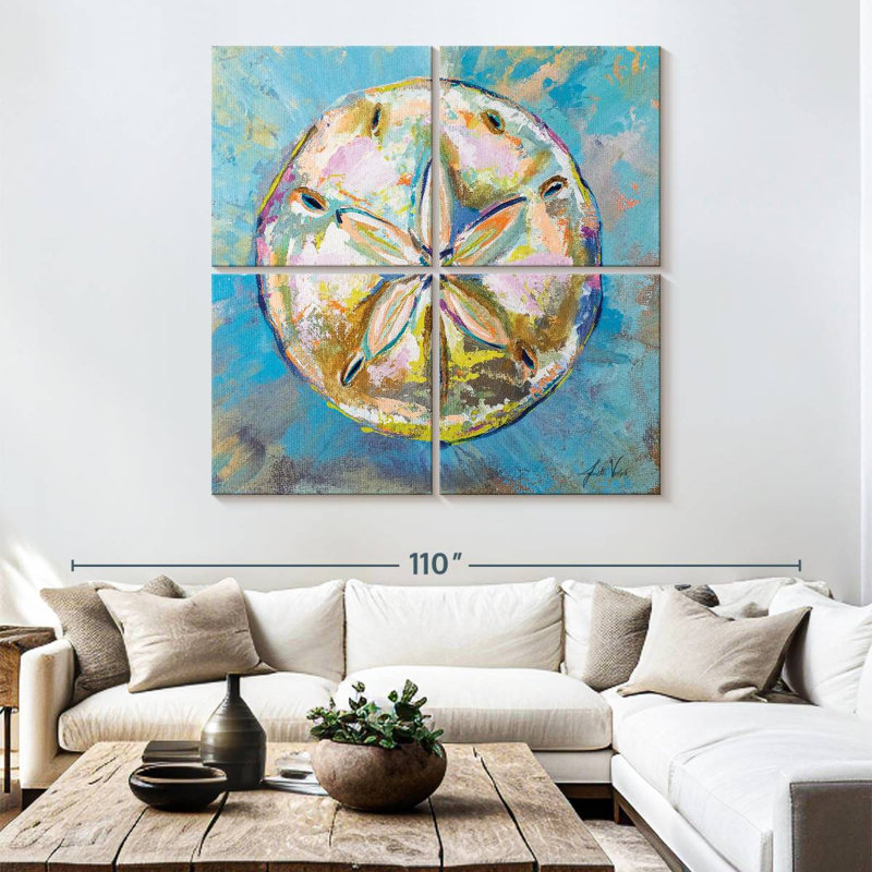 Brampt Sand Dollar, 74" H x 74" W