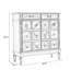 Banc de rangement en bois manufacturé noyer massif