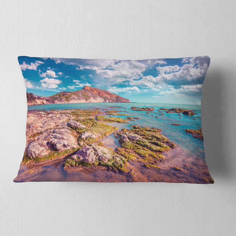 Coussin lombaire de mer shore sur le coussin giallonardo beach