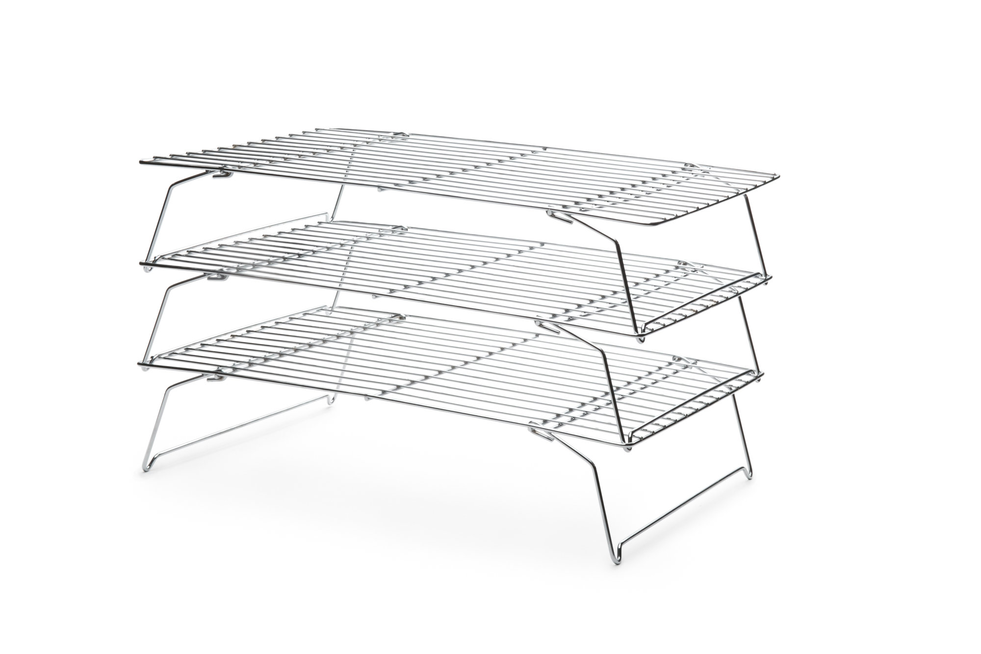 Fox Run Brands Fox Run Stackable Cooling Rack Set, Chrome, 3-Piece & Reviews | Wayfair