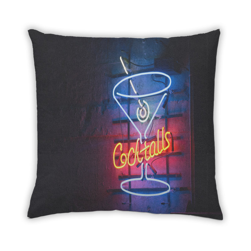Coussin Neon Neon 177, Microsuède
