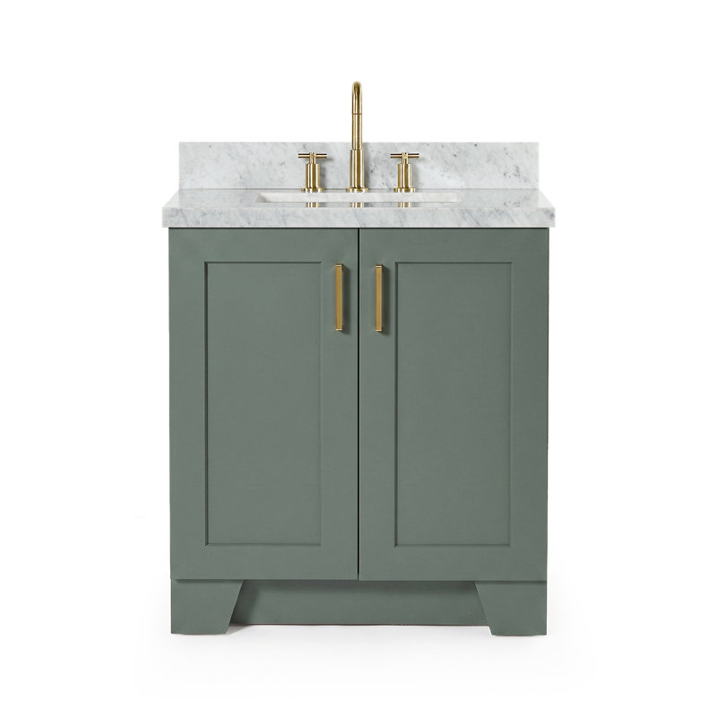 ARIEL TAYLOR 31 IN RECTANGLE SINK VANITY, Rectangle, Vintage Green