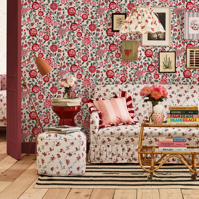 Cath Kidston Strawberry Garden Blue, Red