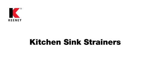 Keeney K1439PC Heavy Duty Kitchen Sink Strainer with Power Ball Basket,  Chrome 