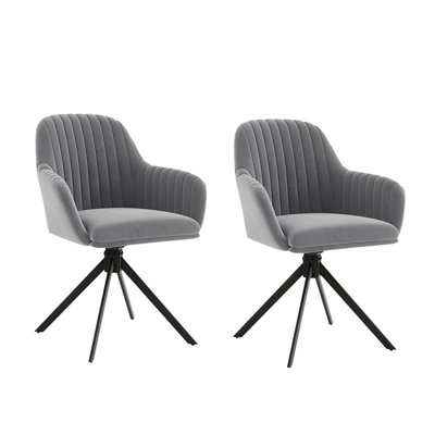 Velvet Upholstered Side Chair