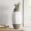 Ceramic Decorative Vase with White Body