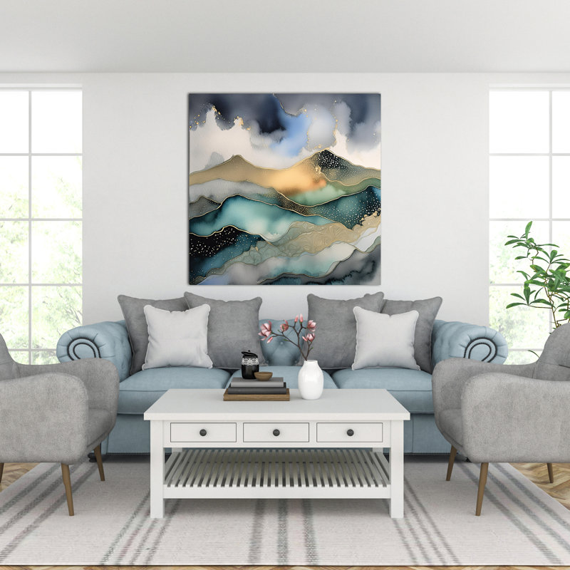 Waves Of Serenity, 30" H x 30" W