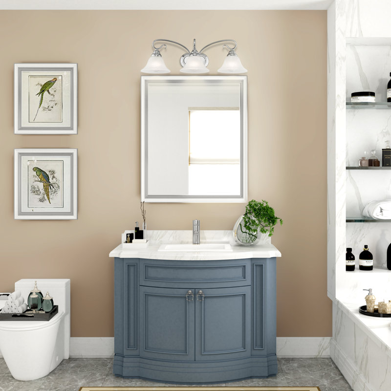 Aquala 3 - Light Dimmable Vanity Light, Polished Chrome