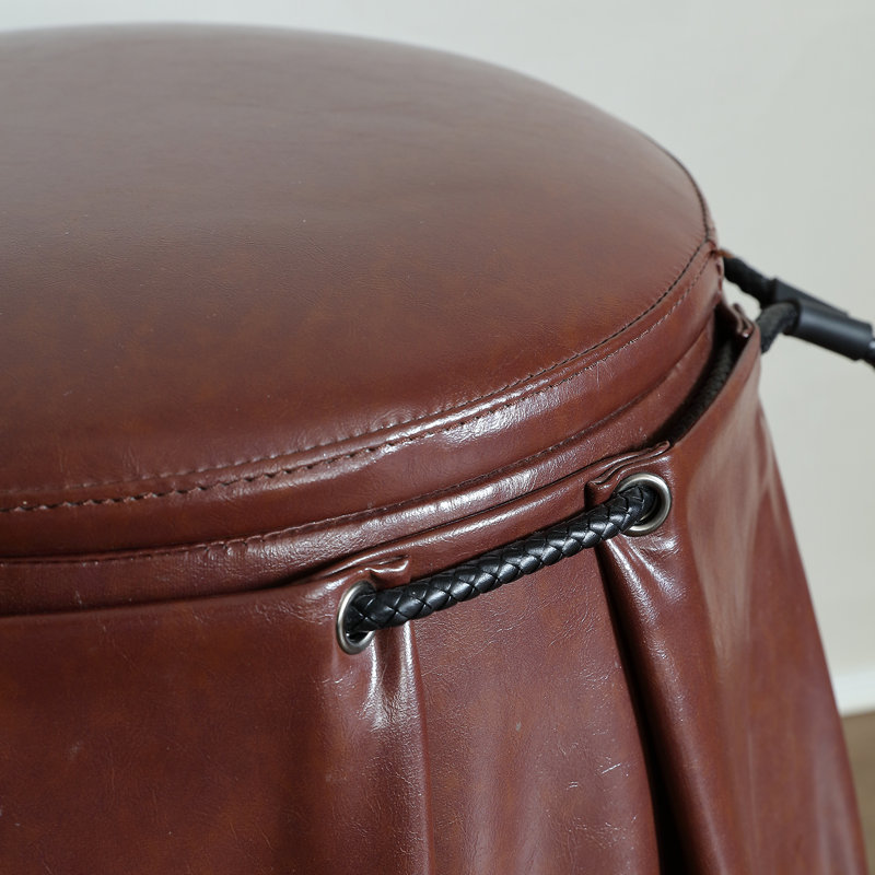 Tabouret polyvalent - Tabouret d'appoint fabriqué à la main avec rangement, solution élégante et peu encombrante