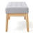 Grey Seat With Natural Finish Solid Birch Legs For Bedroom Mid Century Modern In Cozy And-1373211729