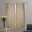 Fabdivine 42X84 Pure Colored Linen Curtain – A Blend of Luxury and Comfort - Shatkon, Rust-2077345121