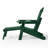 Outdoor Folding Adjustable Adirondack Chair With Cup Holder & Hideaway Ottoman-1365821761