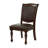 Ananio Faux Leather Dining Chair in Brown