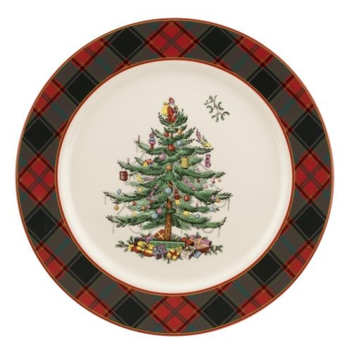 Spode – Christmas Tree – Christmas Tree Tartan Buffet Plate