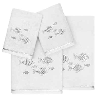 Ensemble de serviettes en coton turc 4 pièces figure 4