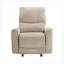  Fauteuil inclinable à bascule moderne moderne en velours brun ton bois pour le salon
