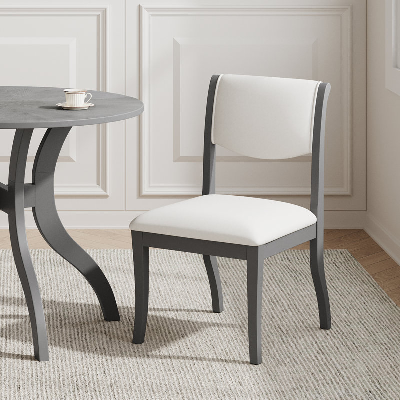Chaises de salle à manger rembourrées Bodhi, Gris