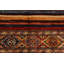 Tapis rouge / orange / bleu en laine noué à la main 5 pi x 6 pi 8 po Lovorko
