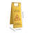 Double-Sided Caution Wet Floor Sign-94374825