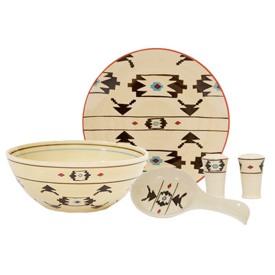 Artesia 5 Piece Ceramic Dinnerware Set