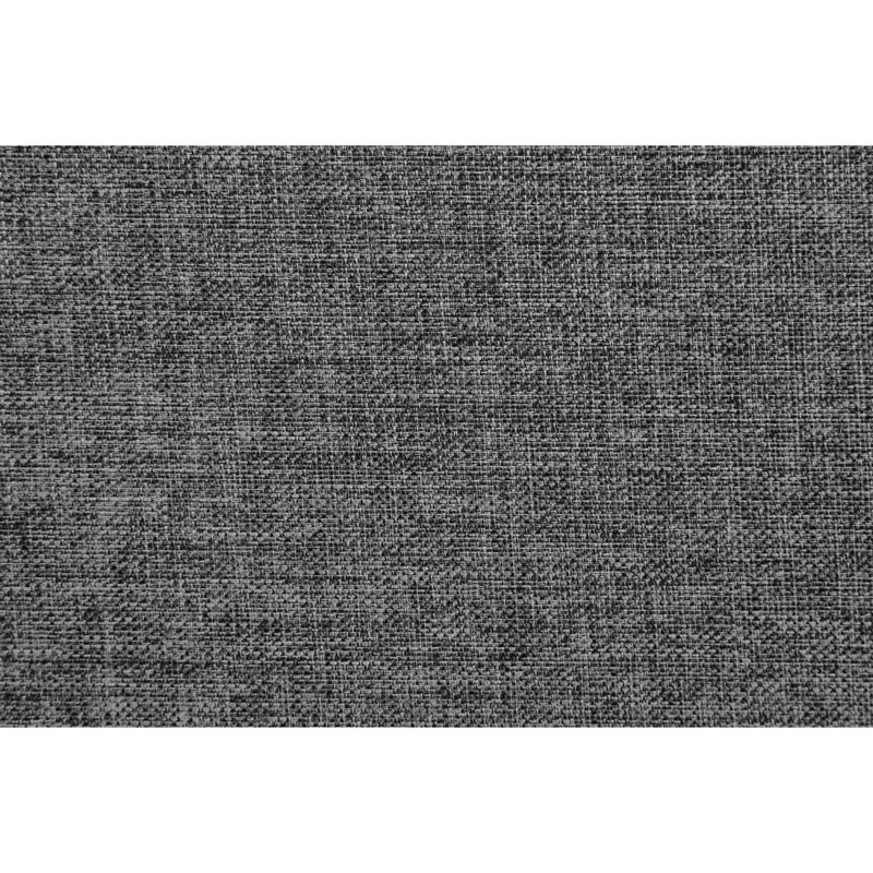 Polyfibre bleu gris avec plateau-coussin et structure en bois ajustable, Gris