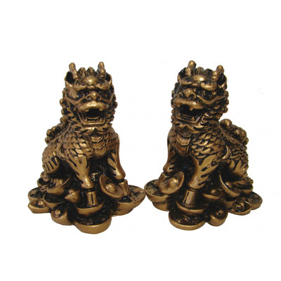 Figurine 2 pièces Chi Lin