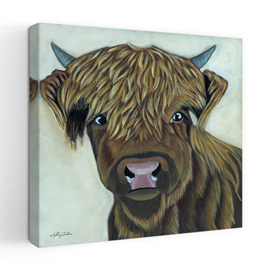 Fiona Contemporary Cow Portrait Art