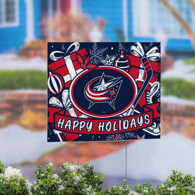 Enseigne de Columbus Blue Jackets, fête