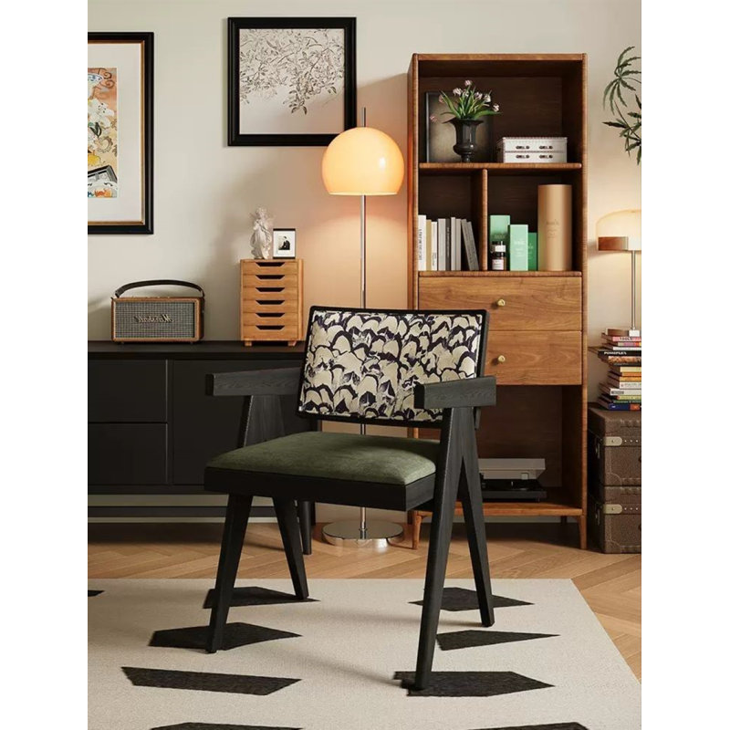 Chaise Chatoya Chanidi, Vert, Noir, noir, noir, noir