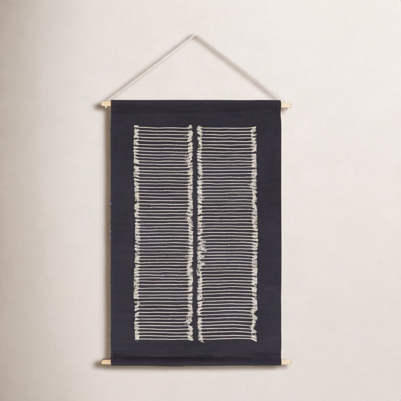 Cotton Hand Woven Abstract Wall Hanging