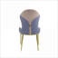 Ensemble de 2 chaises d'appoint rembourrées, tissu brun brun doré, sièges pour adultes, salon, salle à manger, chambre à coucher