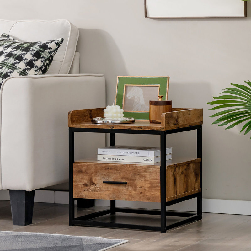 Table de bout avec rangement Wierd