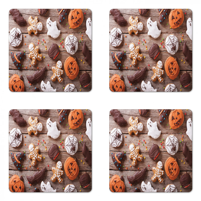 Square 4 Piece Coaster Set