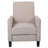 Linen Manual Push Back Recliner Chair-320699875