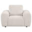 Fauteuil d'appoint rembourré ivoire Storie-980989722