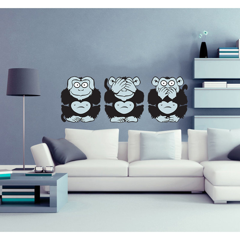 Animals Wall Decal, 46" H x 133" W