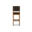 Upholstered Counter Stool with Solid Wood Frame-52517035-52517047